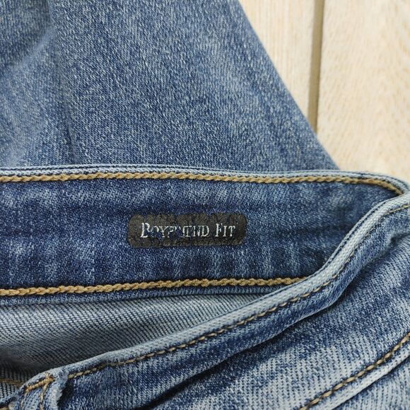 Judy Blue Boyfriend Fit Jeans Splatter Distressed Stretch Women’s Size 3/26 - Picture 16 of 16